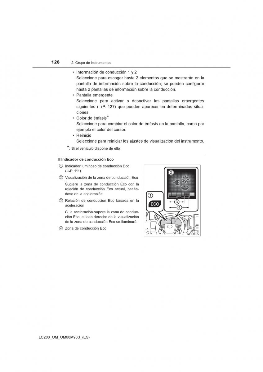 Toyota Land Cruiser J200 manual del propietario / page 126