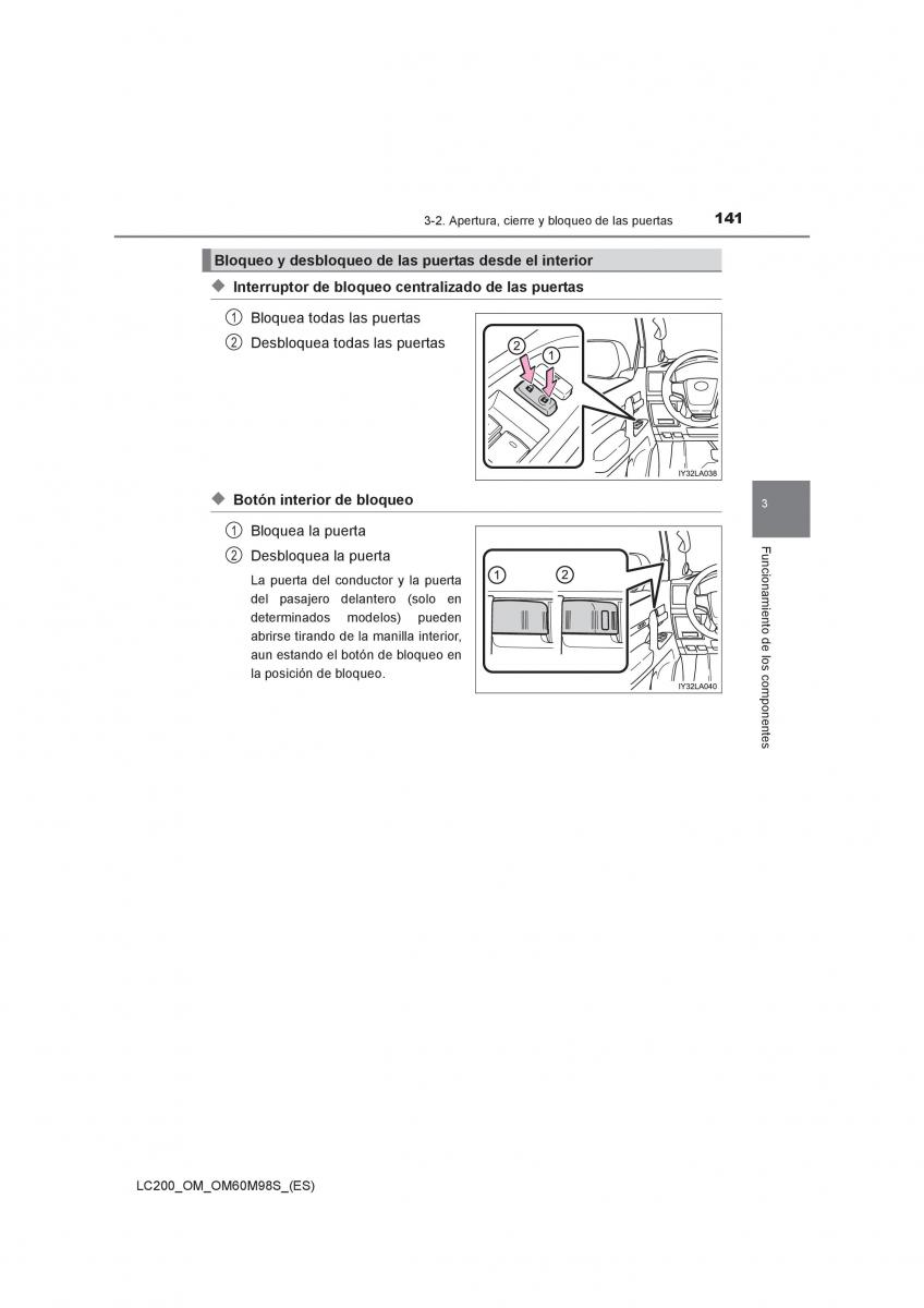 Toyota Land Cruiser J200 manual del propietario / page 141