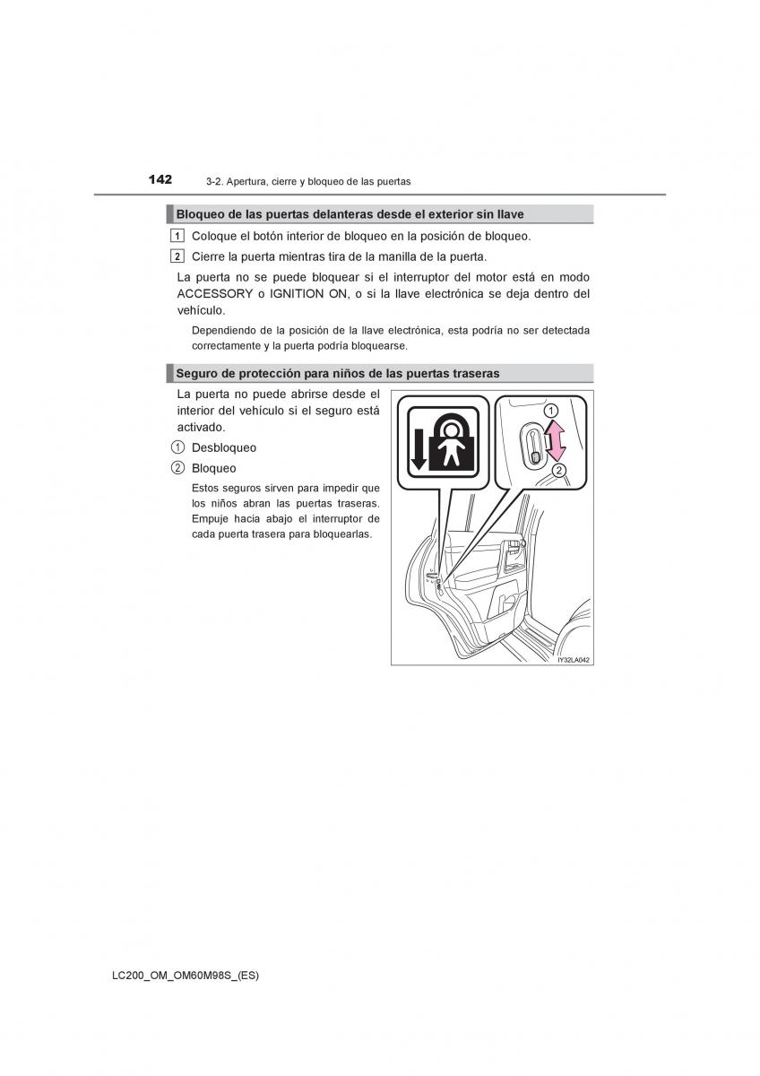 Toyota Land Cruiser J200 manual del propietario / page 142