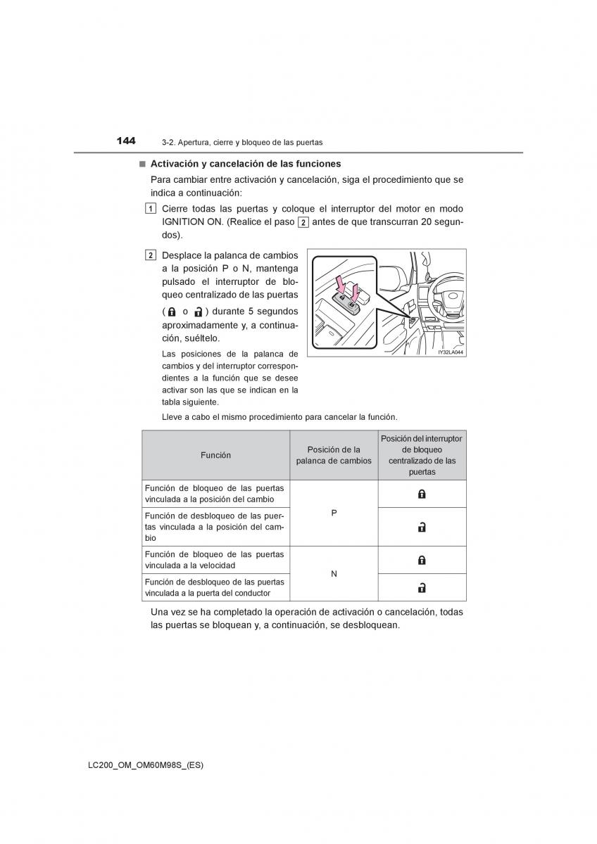 Toyota Land Cruiser J200 manual del propietario / page 144