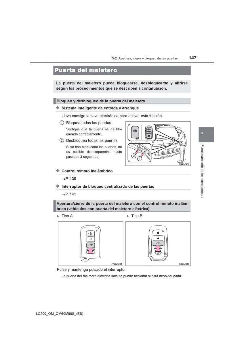 Toyota Land Cruiser J200 manual del propietario / page 147