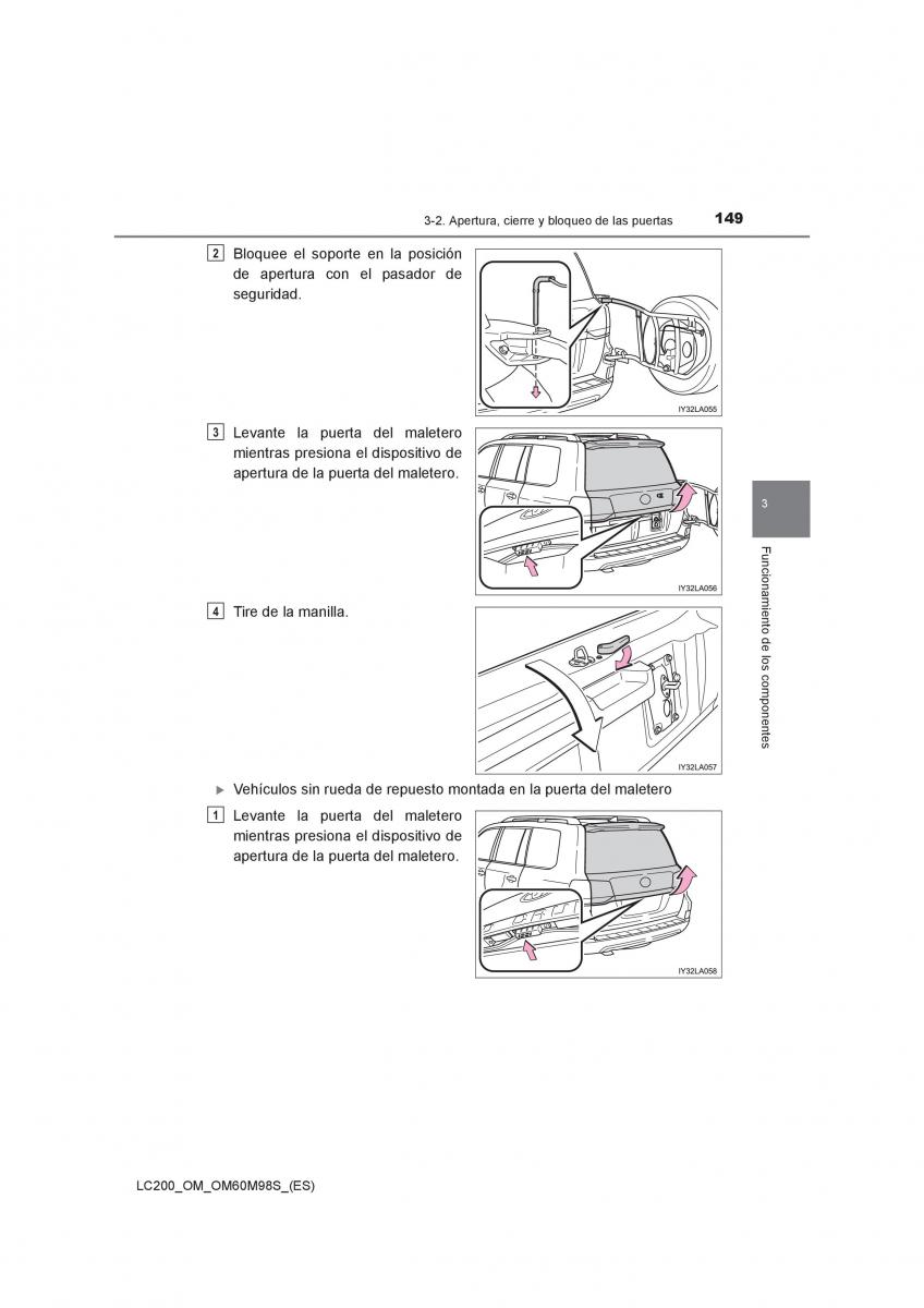 Toyota Land Cruiser J200 manual del propietario / page 149