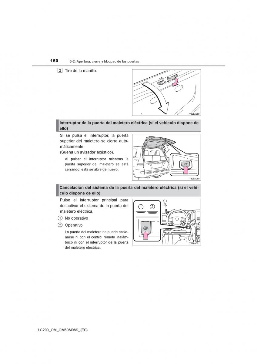 Toyota Land Cruiser J200 manual del propietario / page 150