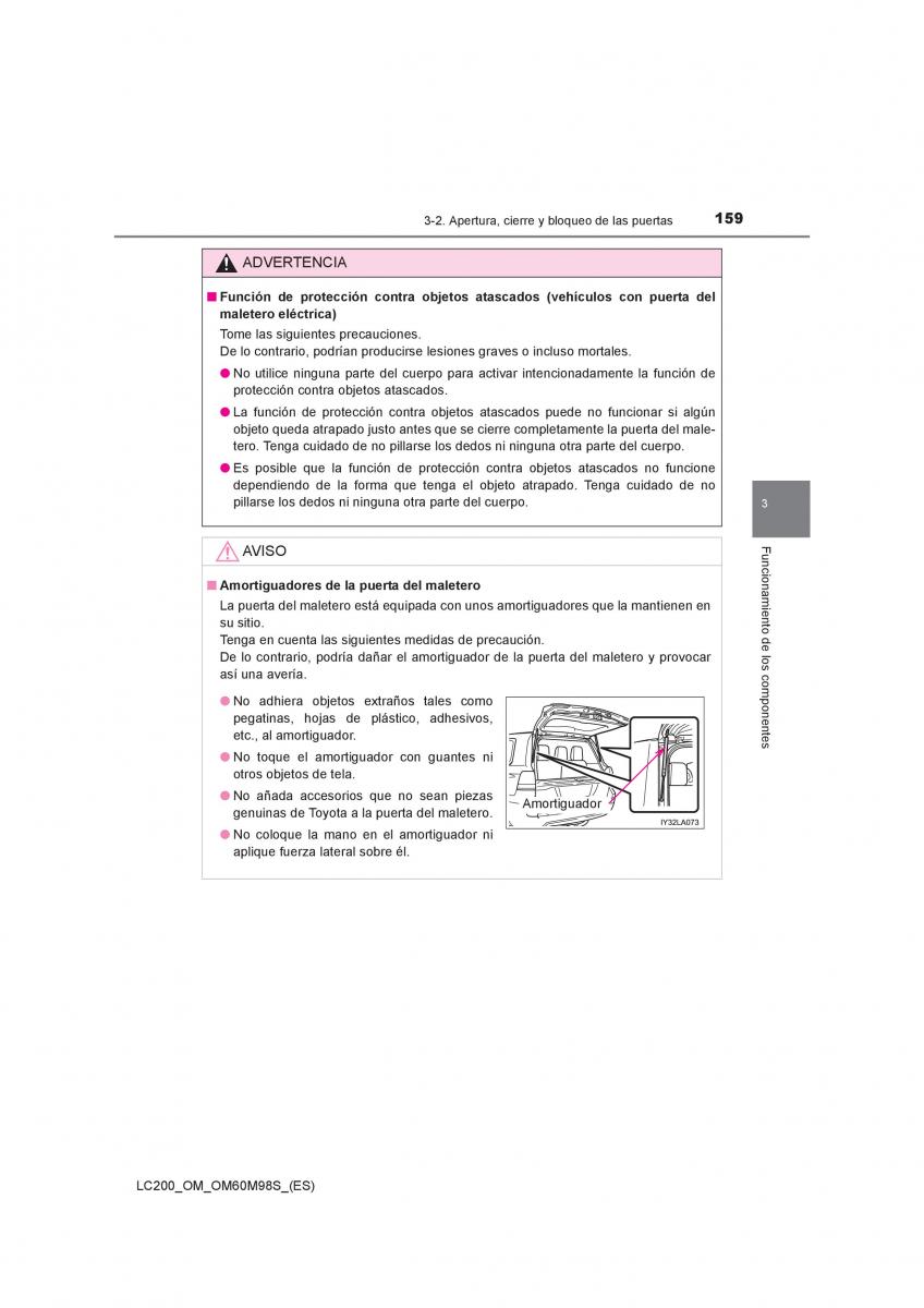 Toyota Land Cruiser J200 manual del propietario / page 159