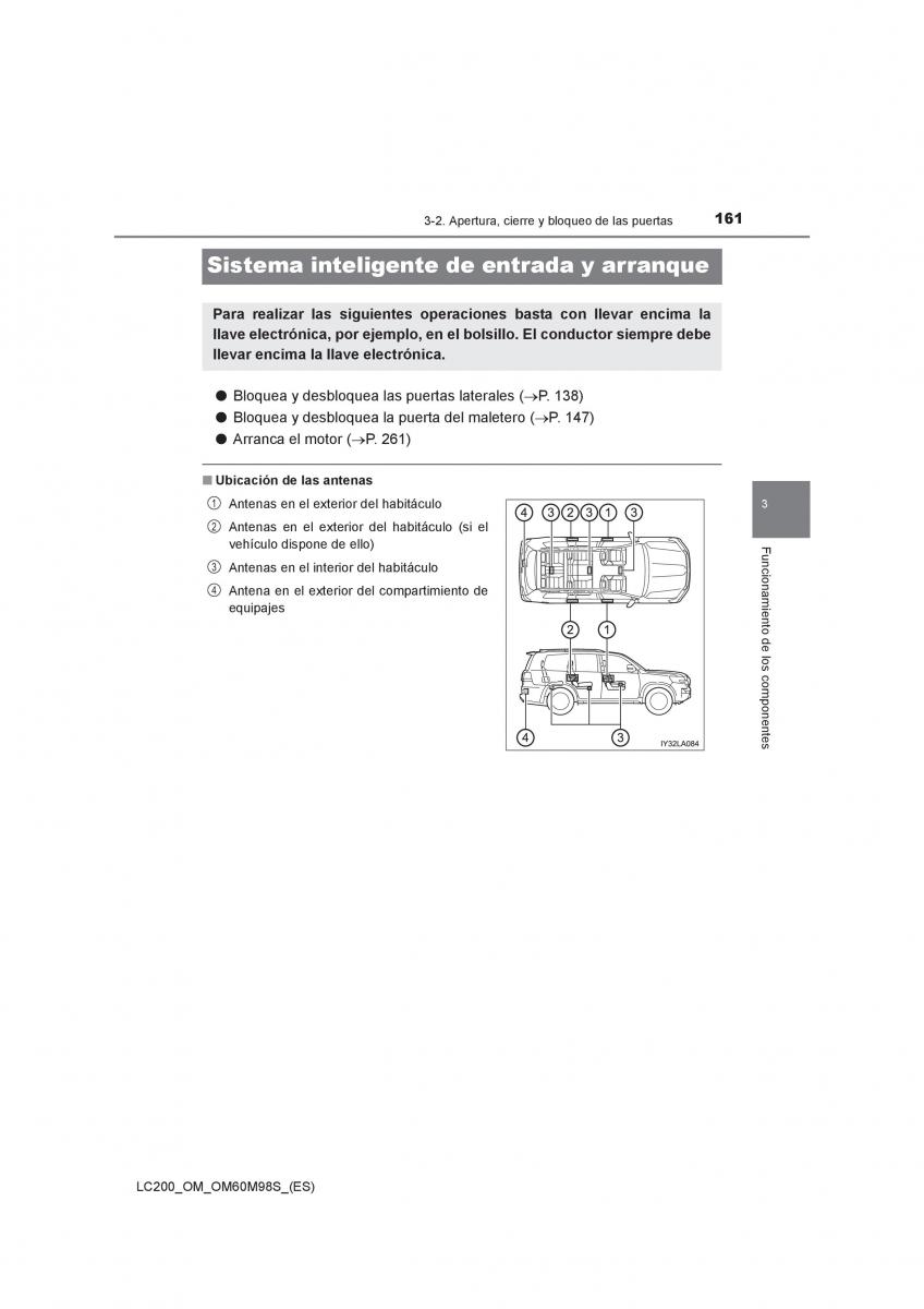 Toyota Land Cruiser J200 manual del propietario / page 161