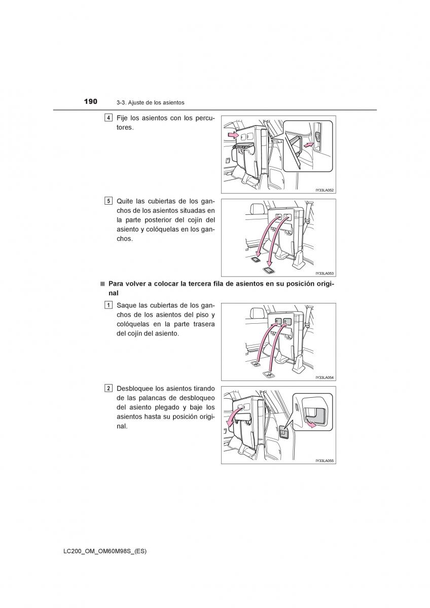 Toyota Land Cruiser J200 manual del propietario / page 190