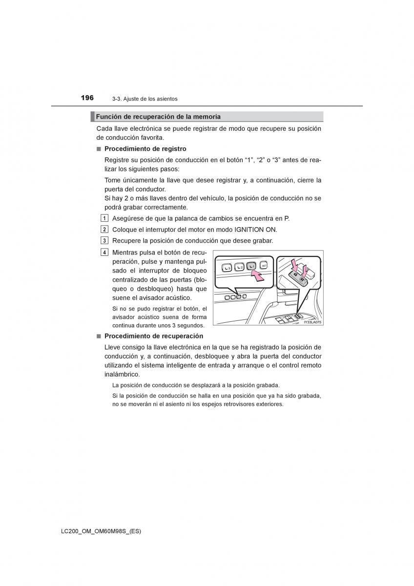 Toyota Land Cruiser J200 manual del propietario / page 196