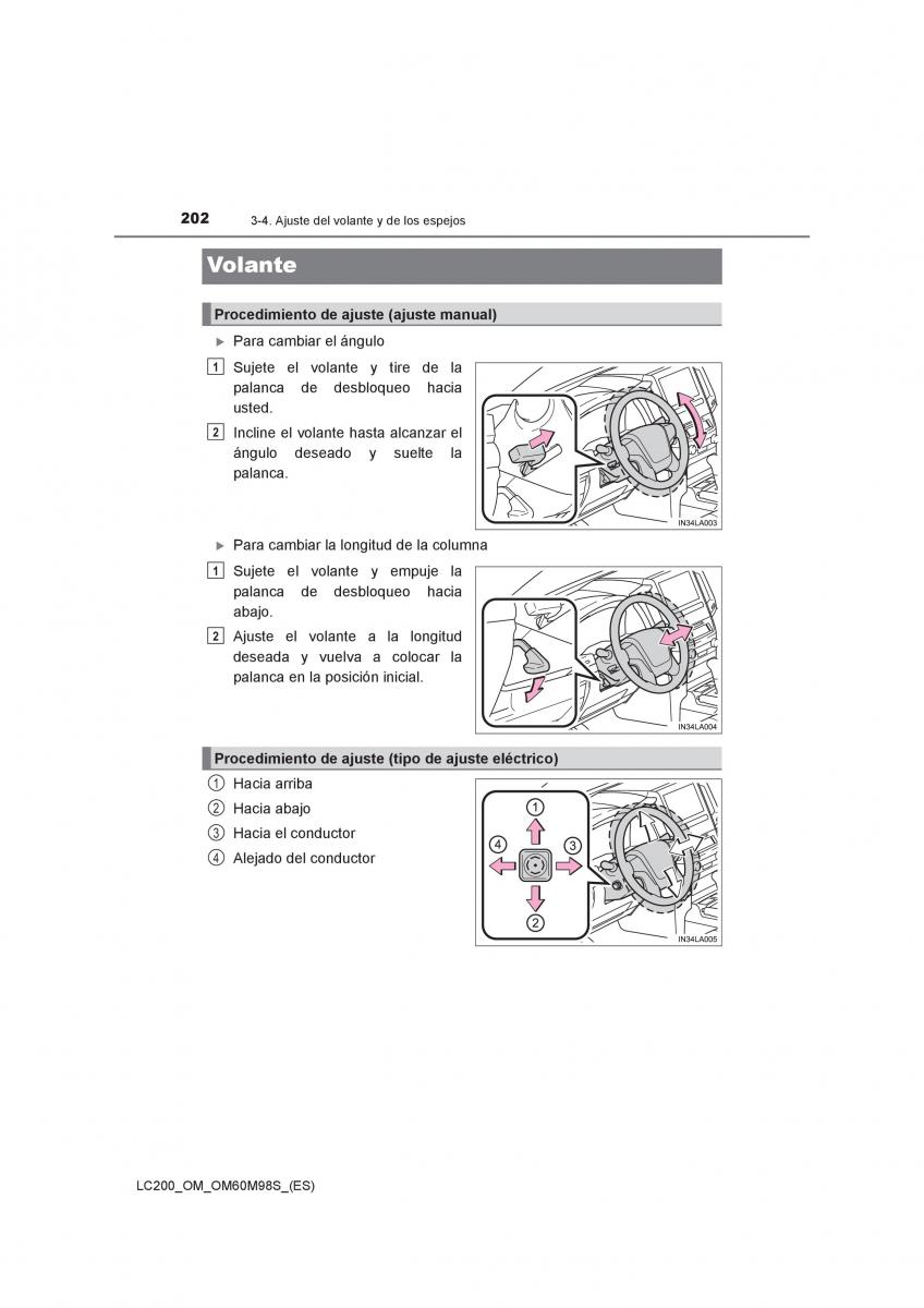 Toyota Land Cruiser J200 manual del propietario / page 202