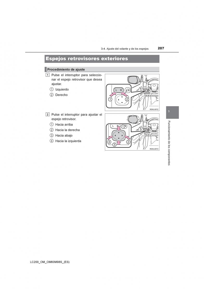 Toyota Land Cruiser J200 manual del propietario / page 207