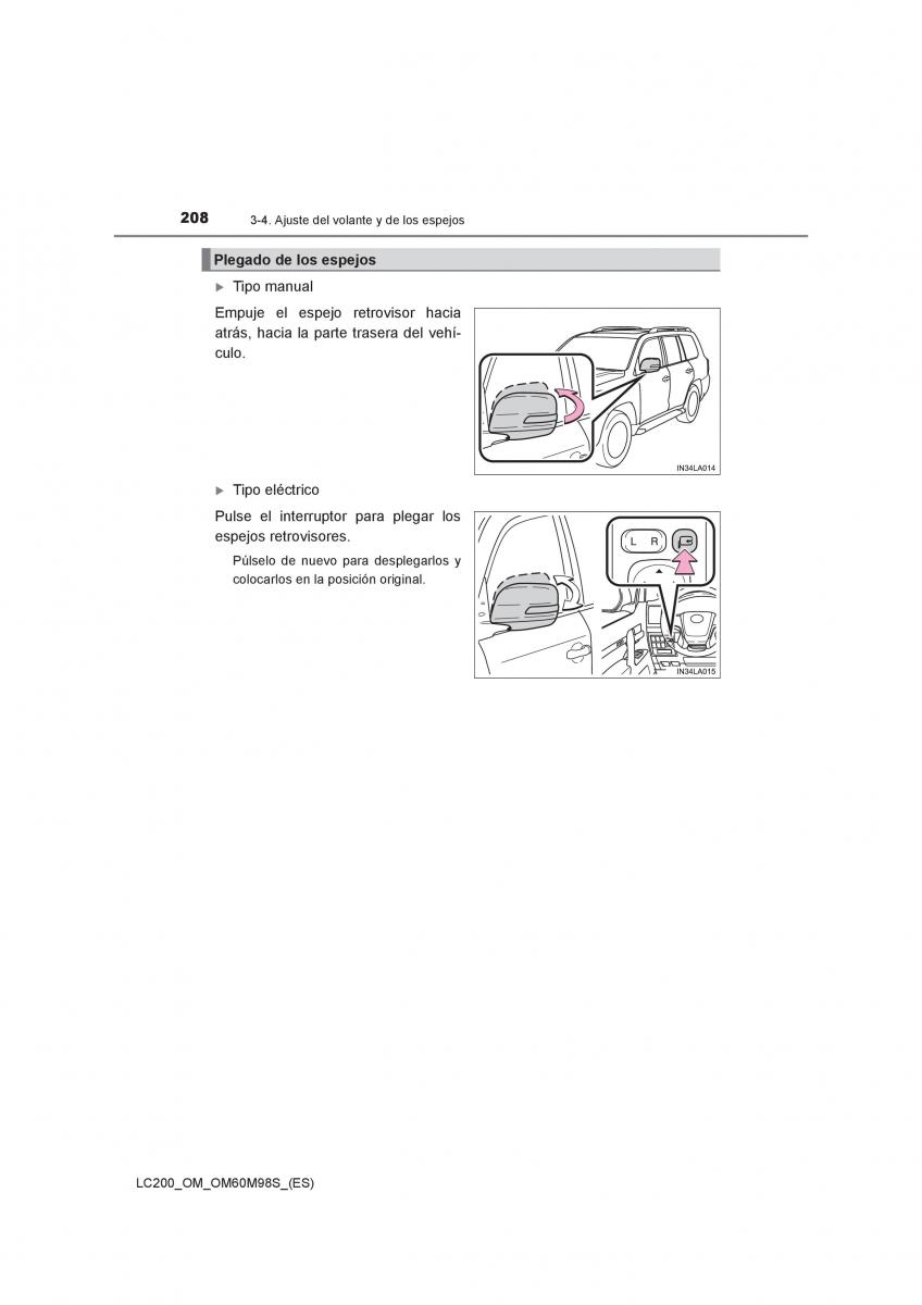 Toyota Land Cruiser J200 manual del propietario / page 208