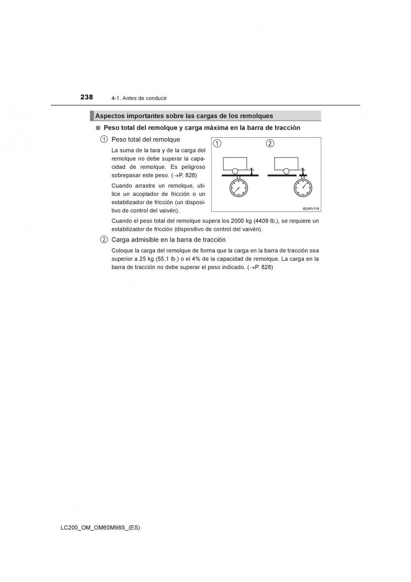 Toyota Land Cruiser J200 manual del propietario / page 238