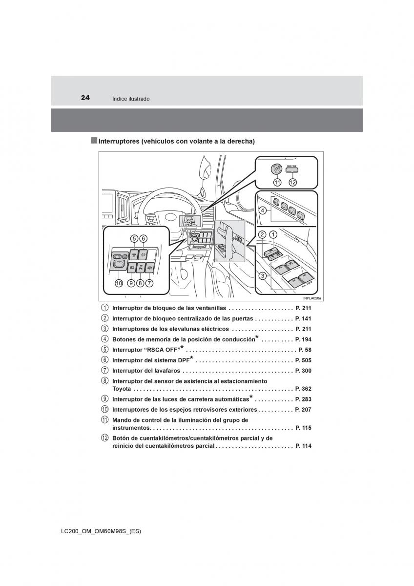 Toyota Land Cruiser J200 manual del propietario / page 24