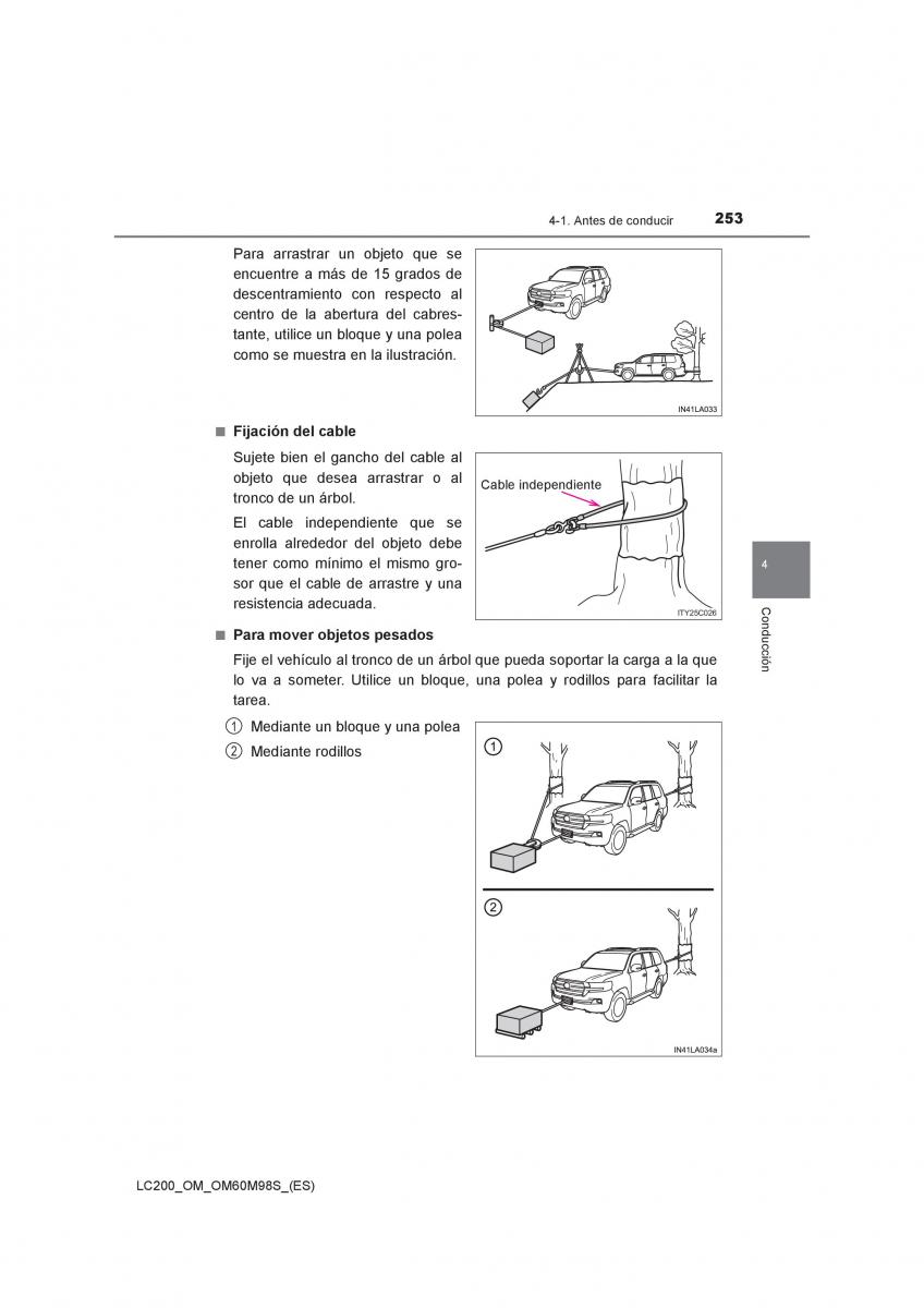 Toyota Land Cruiser J200 manual del propietario / page 253