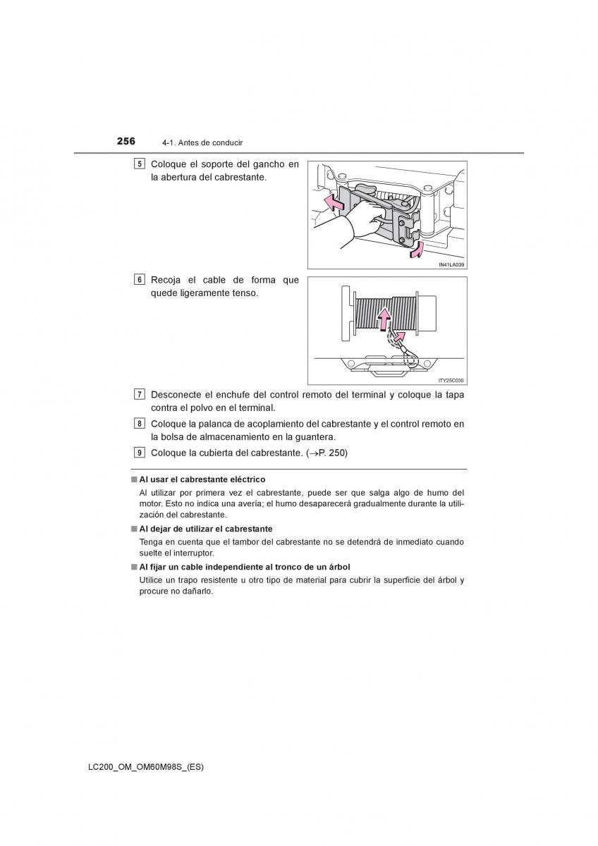 Toyota Land Cruiser J200 manual del propietario / page 256