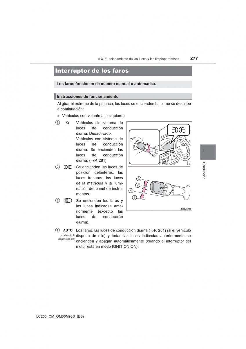 Toyota Land Cruiser J200 manual del propietario / page 277