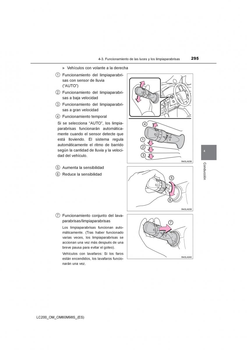 Toyota Land Cruiser J200 manual del propietario / page 295