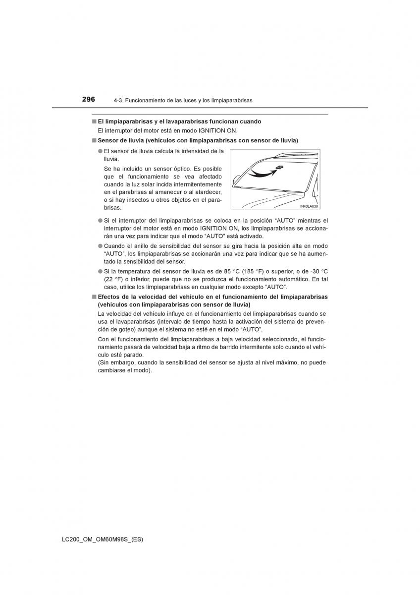 Toyota Land Cruiser J200 manual del propietario / page 296