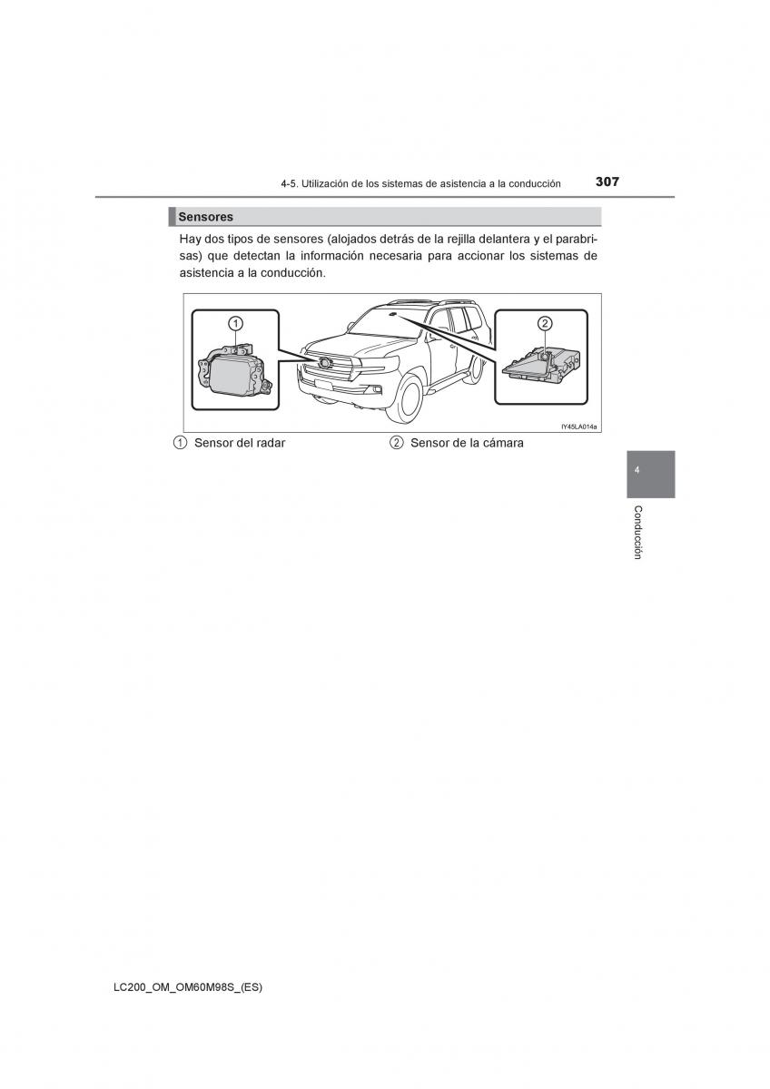 Toyota Land Cruiser J200 manual del propietario / page 307