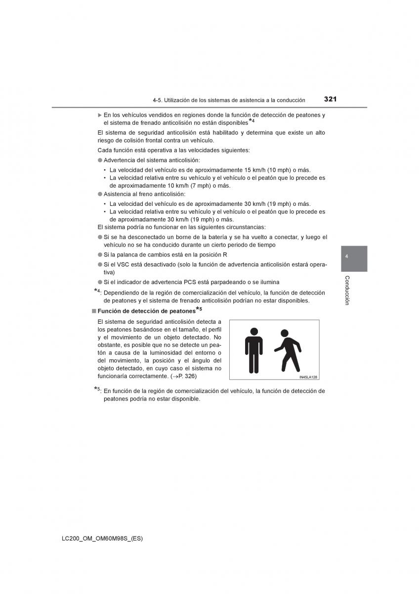 Toyota Land Cruiser J200 manual del propietario / page 321