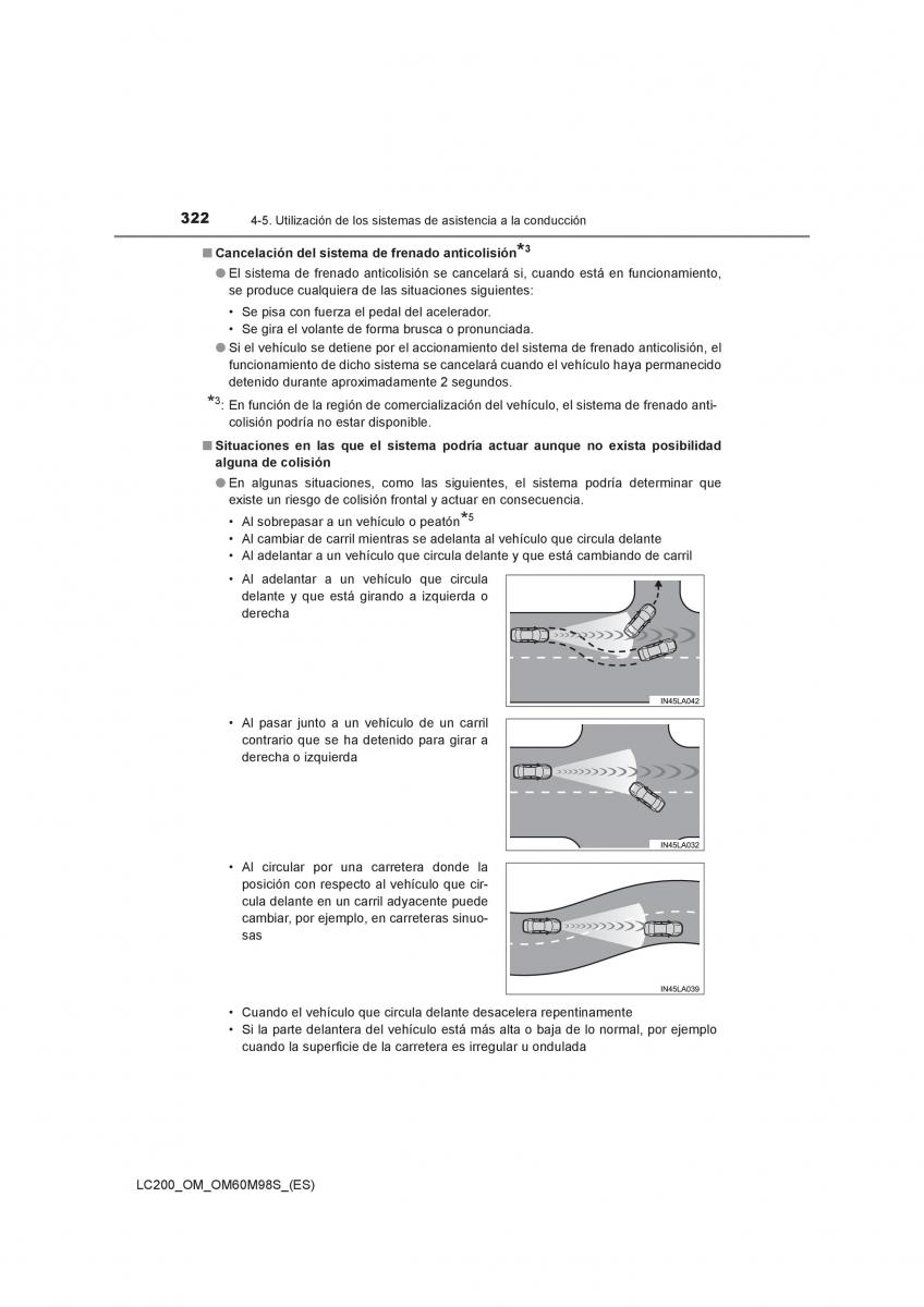 Toyota Land Cruiser J200 manual del propietario / page 322