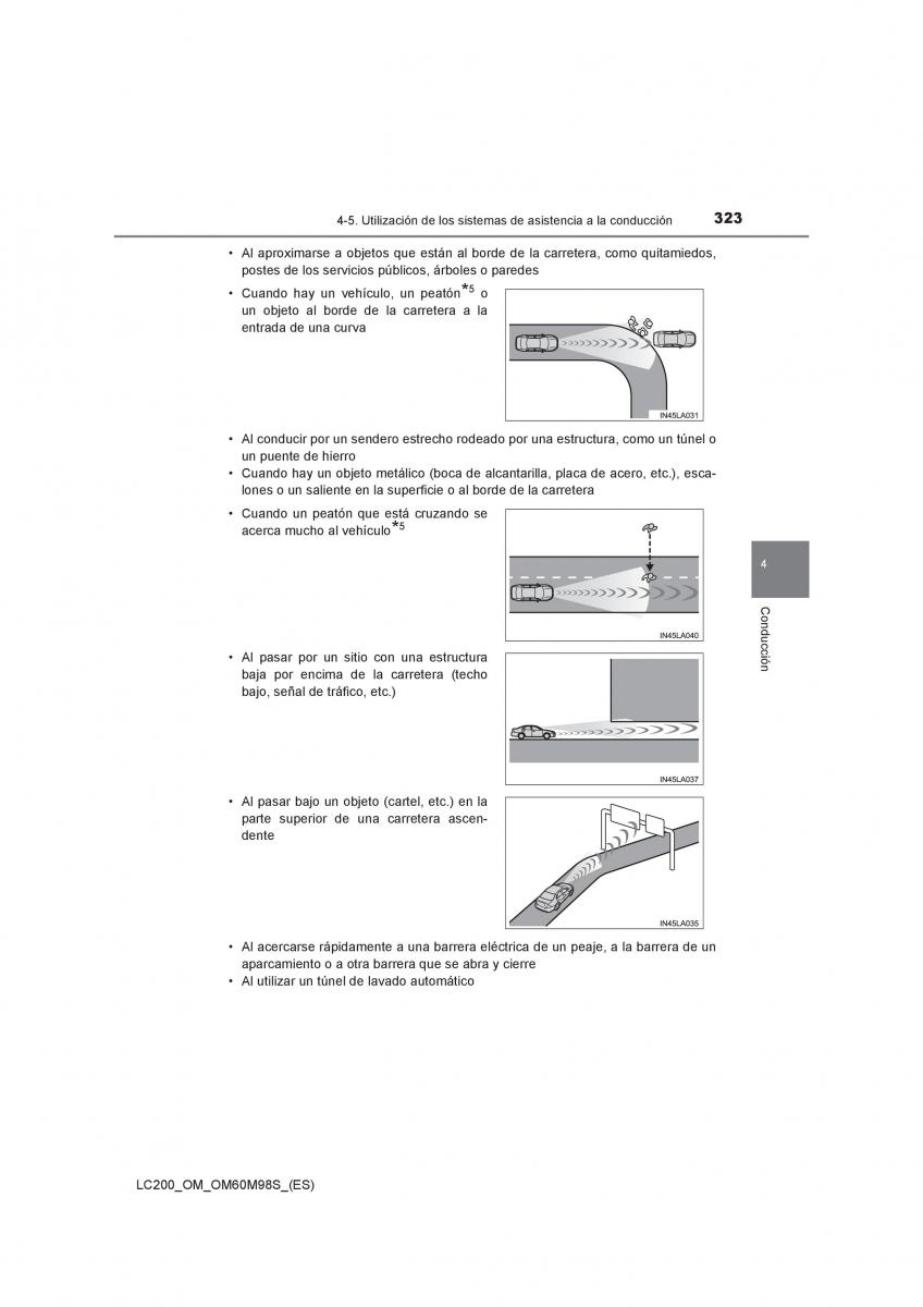 Toyota Land Cruiser J200 manual del propietario / page 323