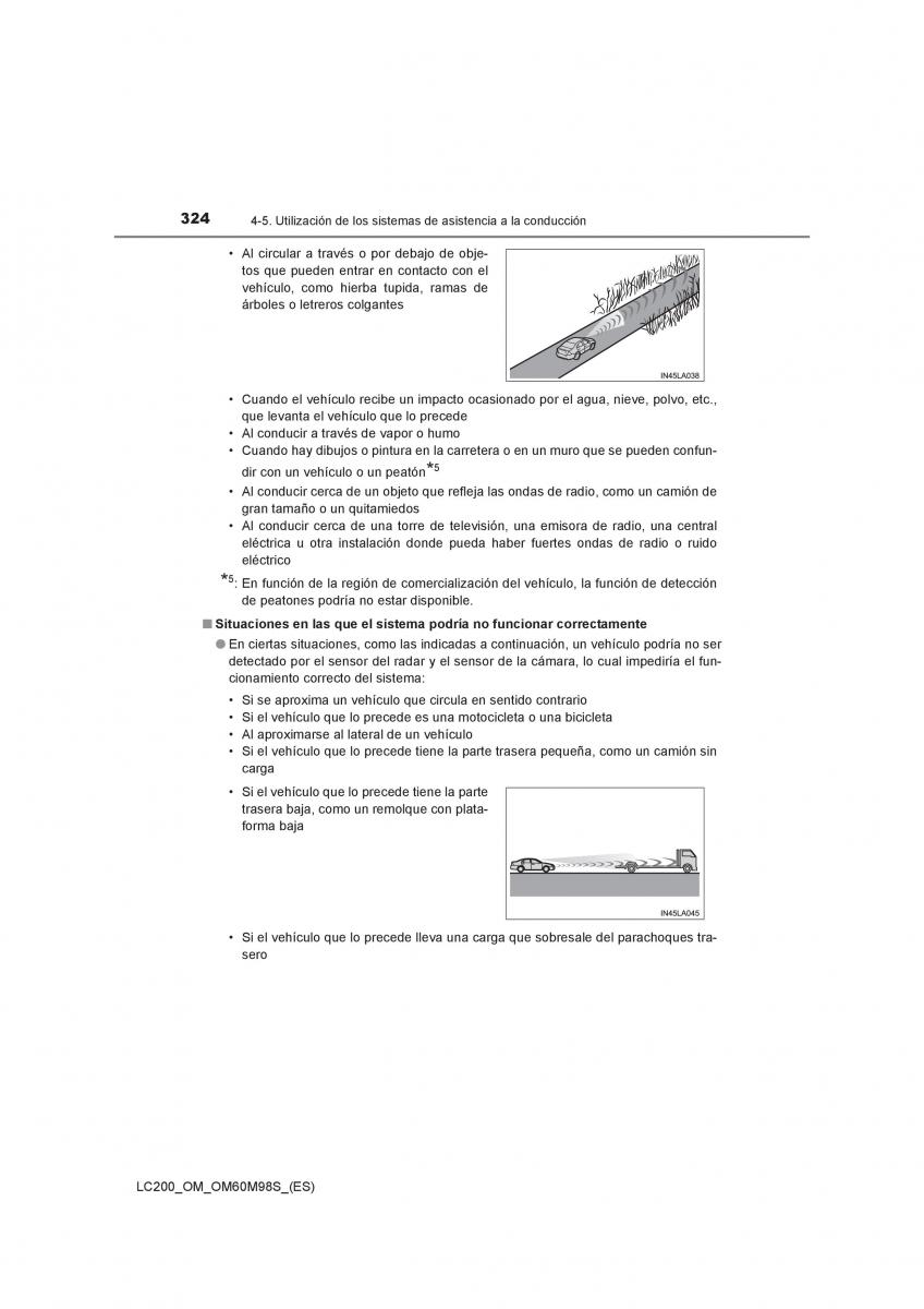 Toyota Land Cruiser J200 manual del propietario / page 324