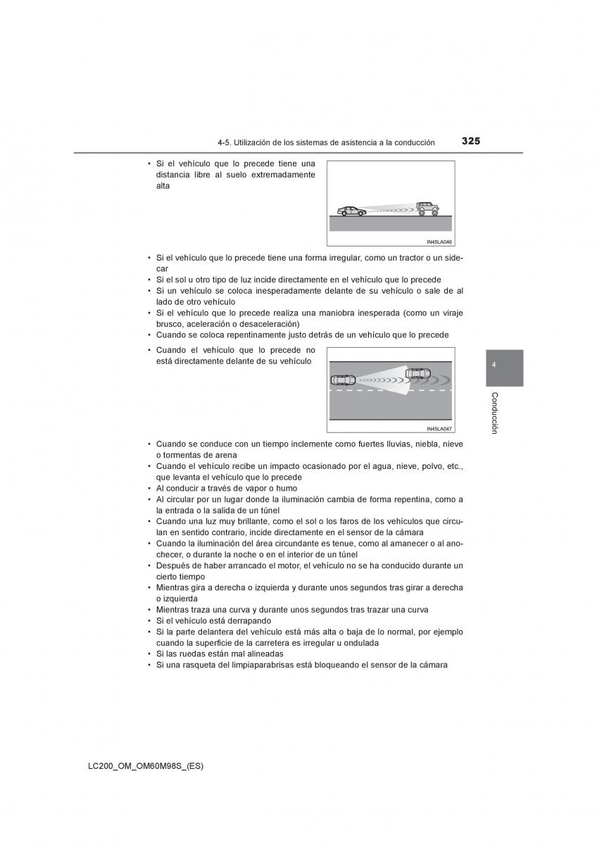 Toyota Land Cruiser J200 manual del propietario / page 325