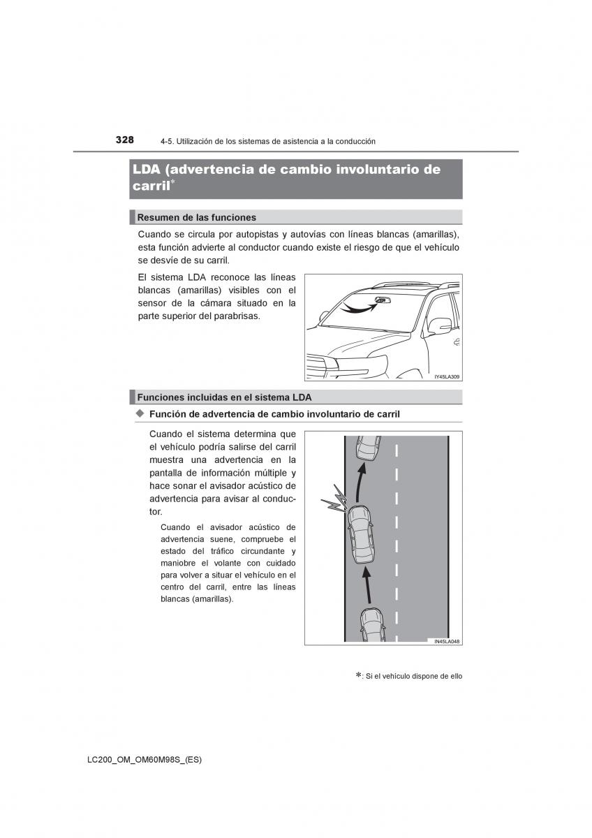 Toyota Land Cruiser J200 manual del propietario / page 328