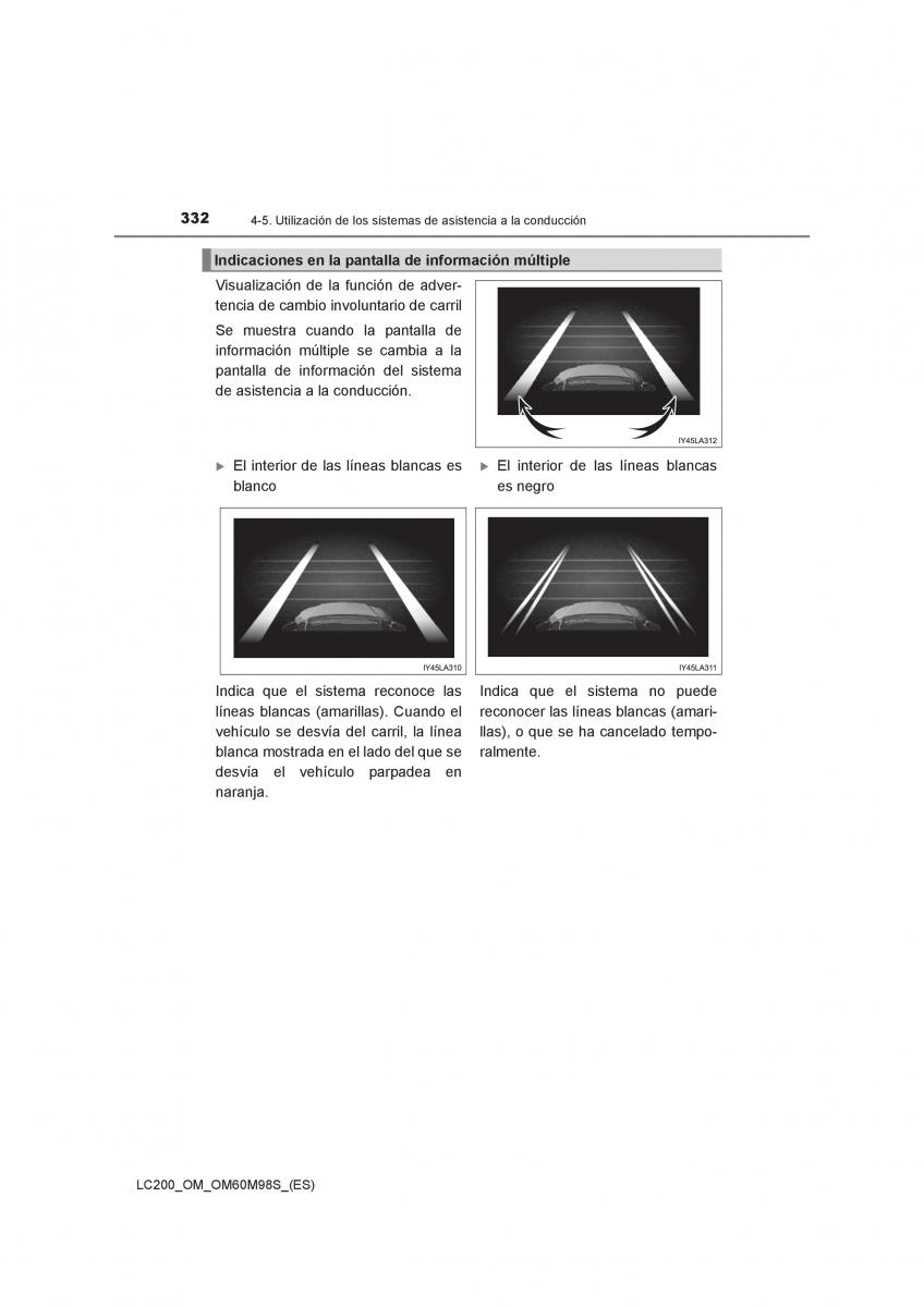 Toyota Land Cruiser J200 manual del propietario / page 332