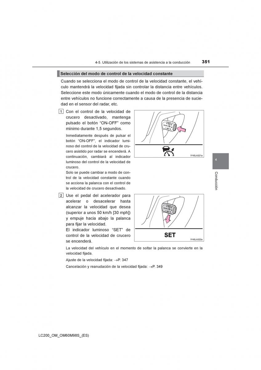 Toyota Land Cruiser J200 manual del propietario / page 351