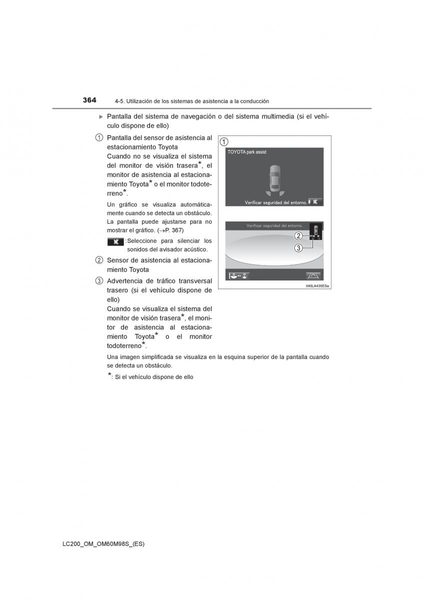 Toyota Land Cruiser J200 manual del propietario / page 364