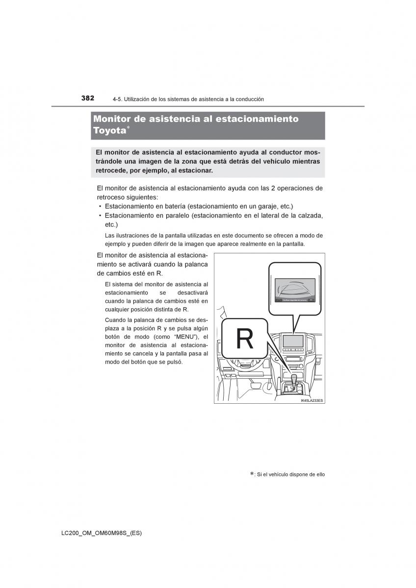 Toyota Land Cruiser J200 manual del propietario / page 382