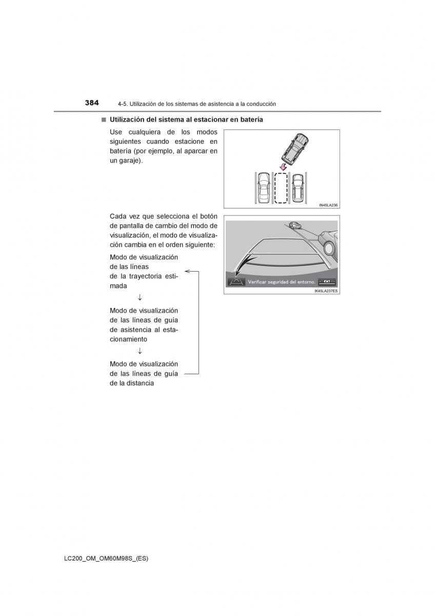 Toyota Land Cruiser J200 manual del propietario / page 384