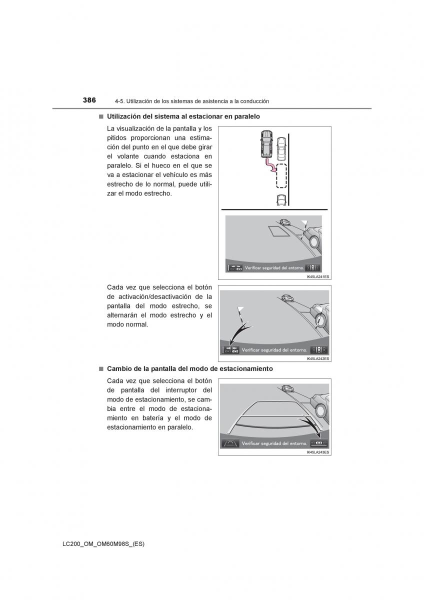 Toyota Land Cruiser J200 manual del propietario / page 386