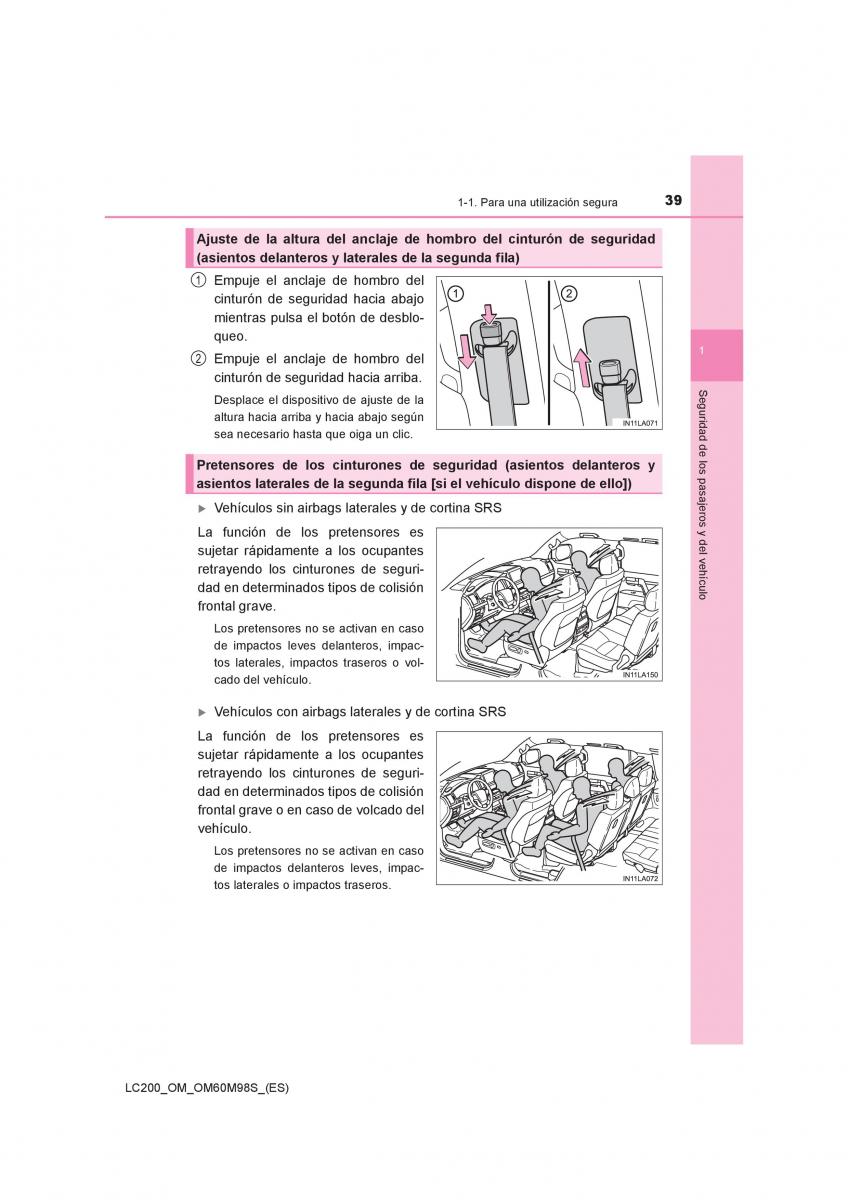 Toyota Land Cruiser J200 manual del propietario / page 39