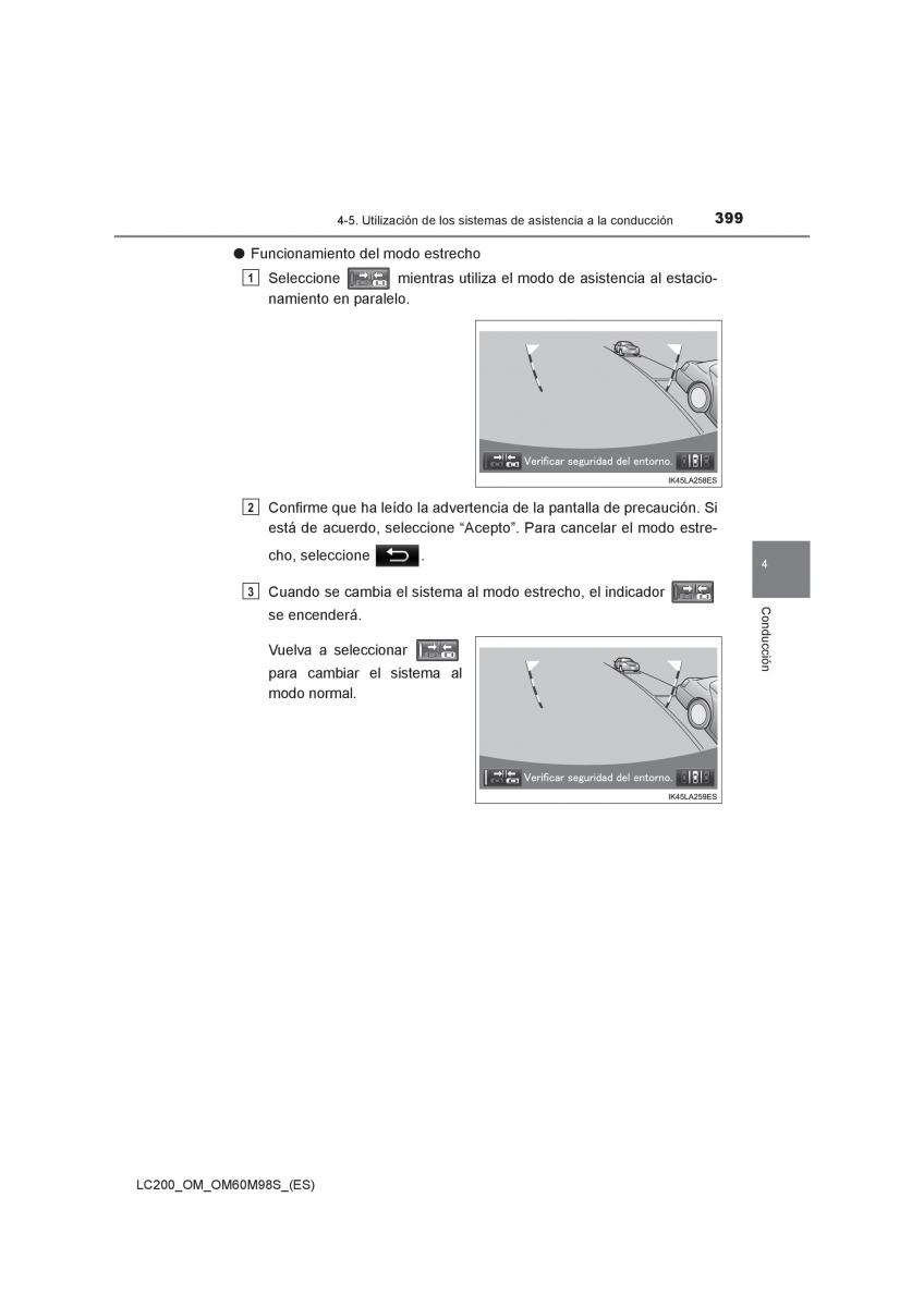 Toyota Land Cruiser J200 manual del propietario / page 399