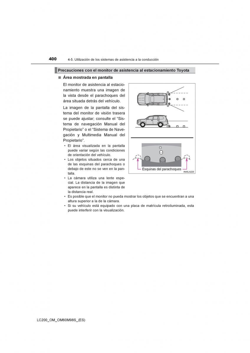 Toyota Land Cruiser J200 manual del propietario / page 400