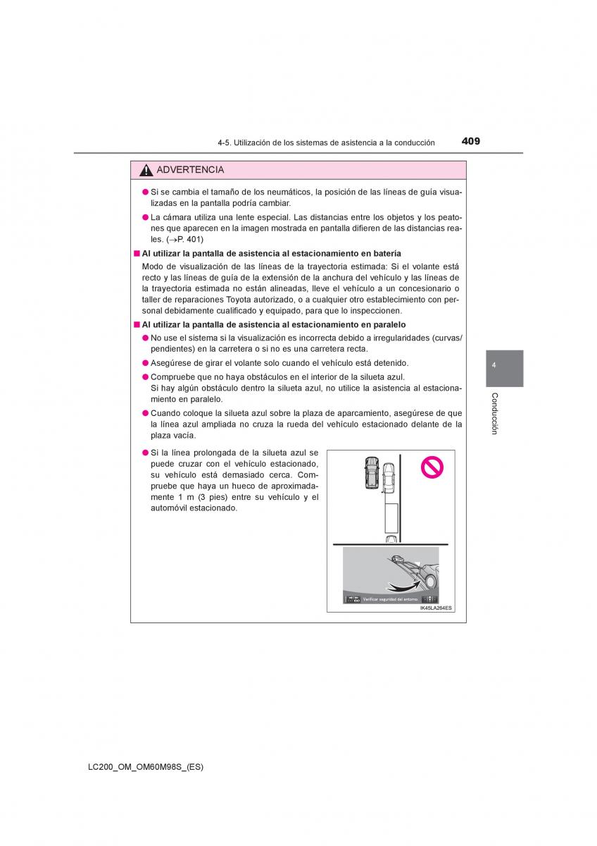 Toyota Land Cruiser J200 manual del propietario / page 409