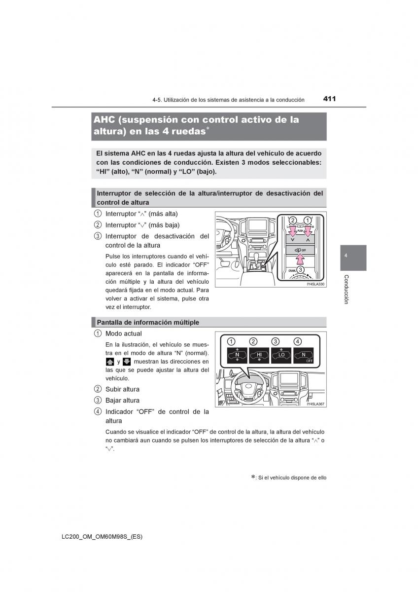 Toyota Land Cruiser J200 manual del propietario / page 411