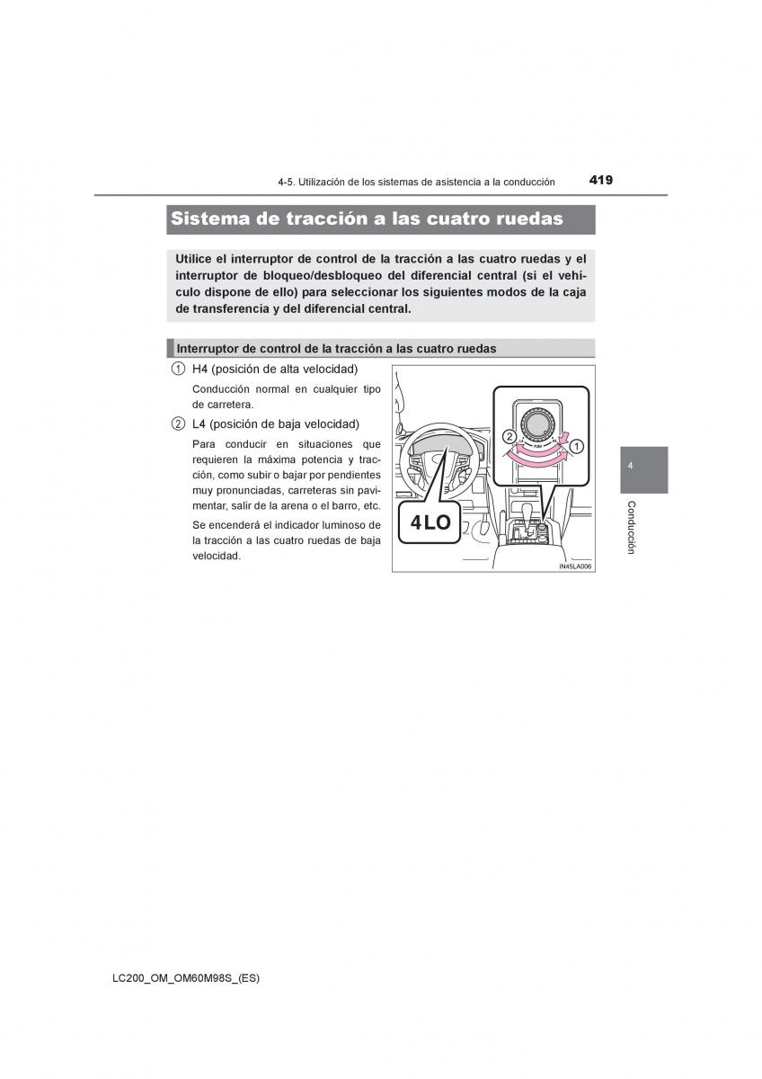 Toyota Land Cruiser J200 manual del propietario / page 419