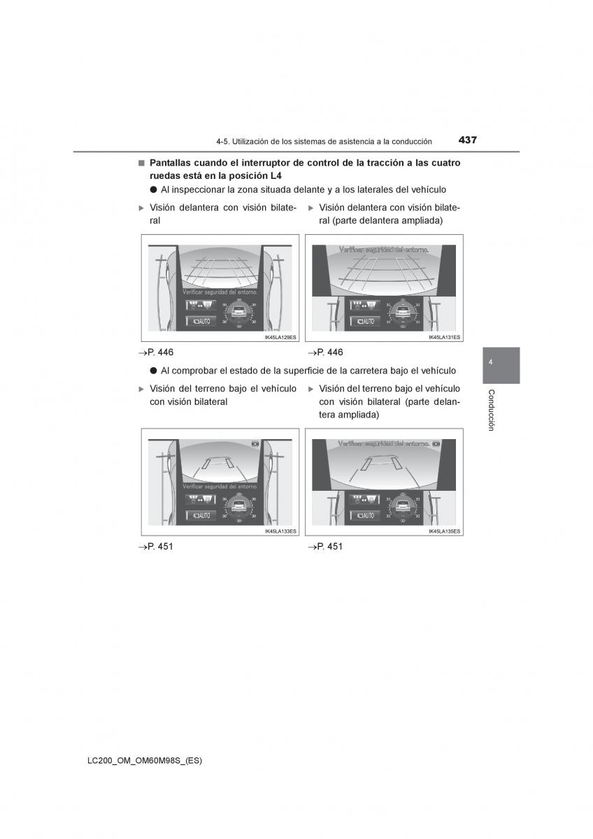 Toyota Land Cruiser J200 manual del propietario / page 437