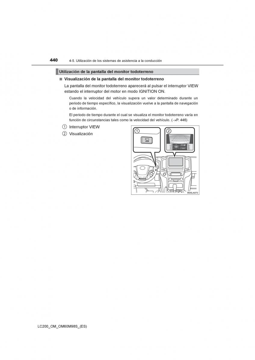 Toyota Land Cruiser J200 manual del propietario / page 440