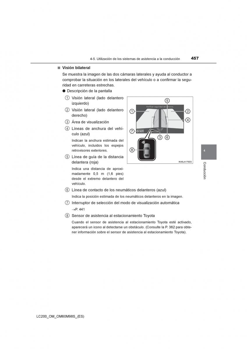 Toyota Land Cruiser J200 manual del propietario / page 457