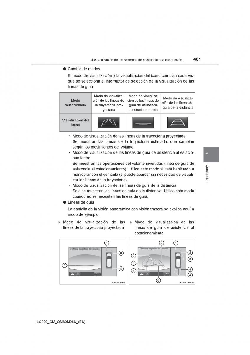 Toyota Land Cruiser J200 manual del propietario / page 461