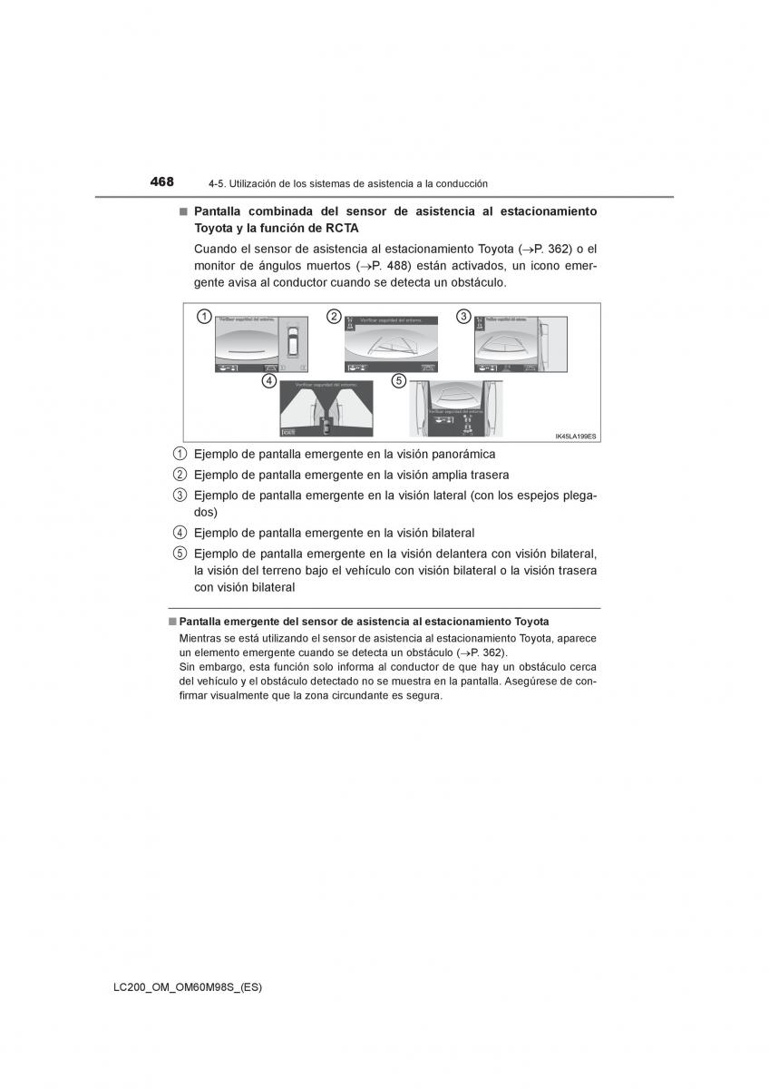 Toyota Land Cruiser J200 manual del propietario / page 468