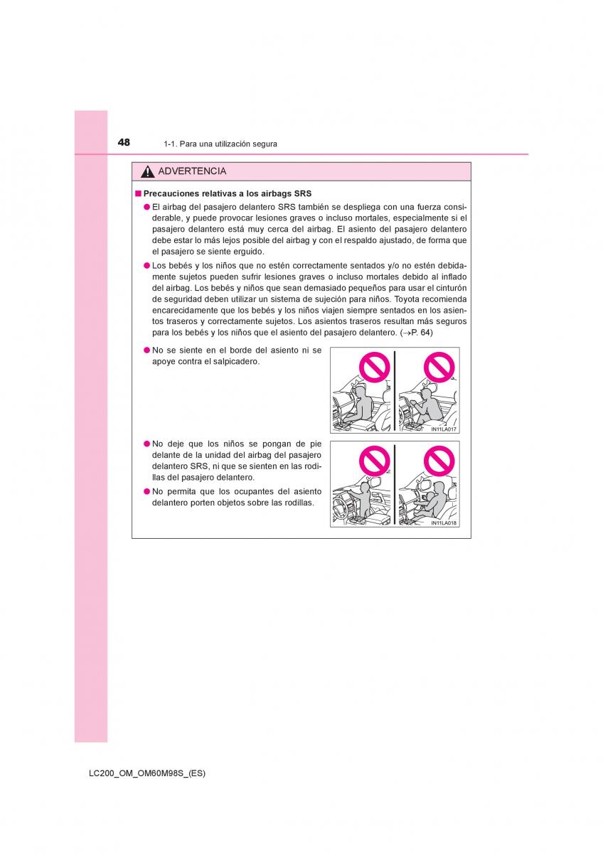 Toyota Land Cruiser J200 manual del propietario / page 48