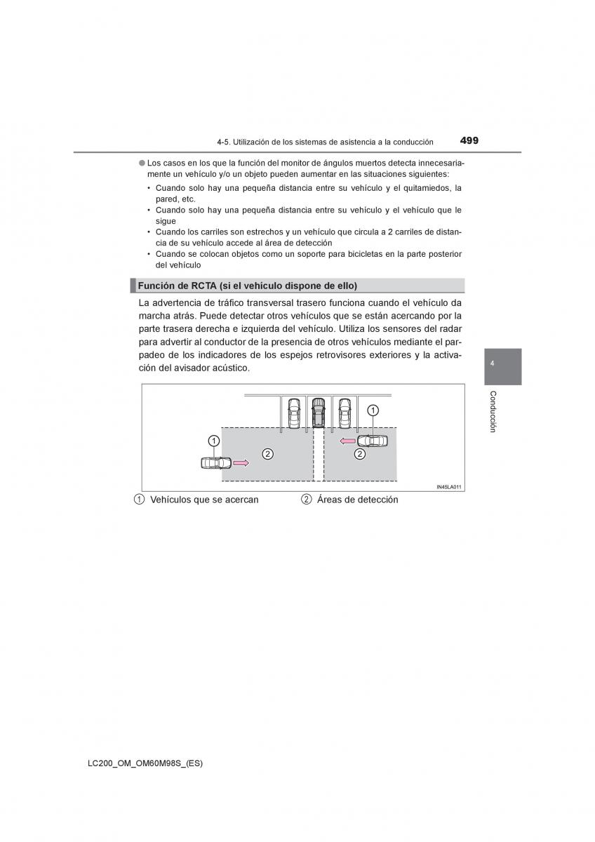 Toyota Land Cruiser J200 manual del propietario / page 499