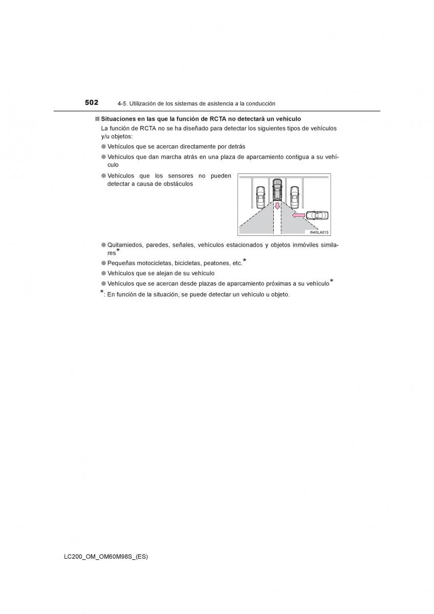 Toyota Land Cruiser J200 manual del propietario / page 502