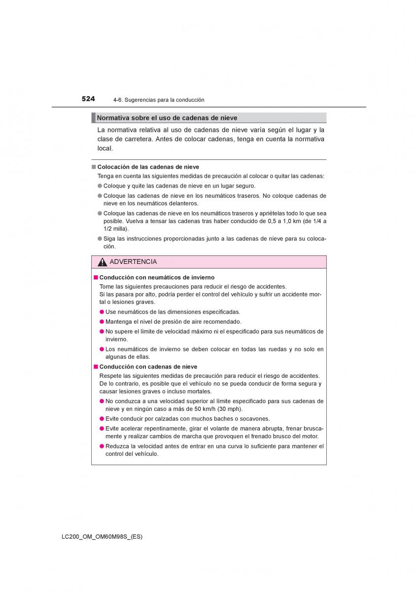 Toyota Land Cruiser J200 manual del propietario / page 524