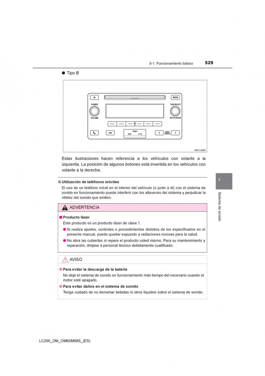 Toyota Land Cruiser J200 manual del propietario / page 529